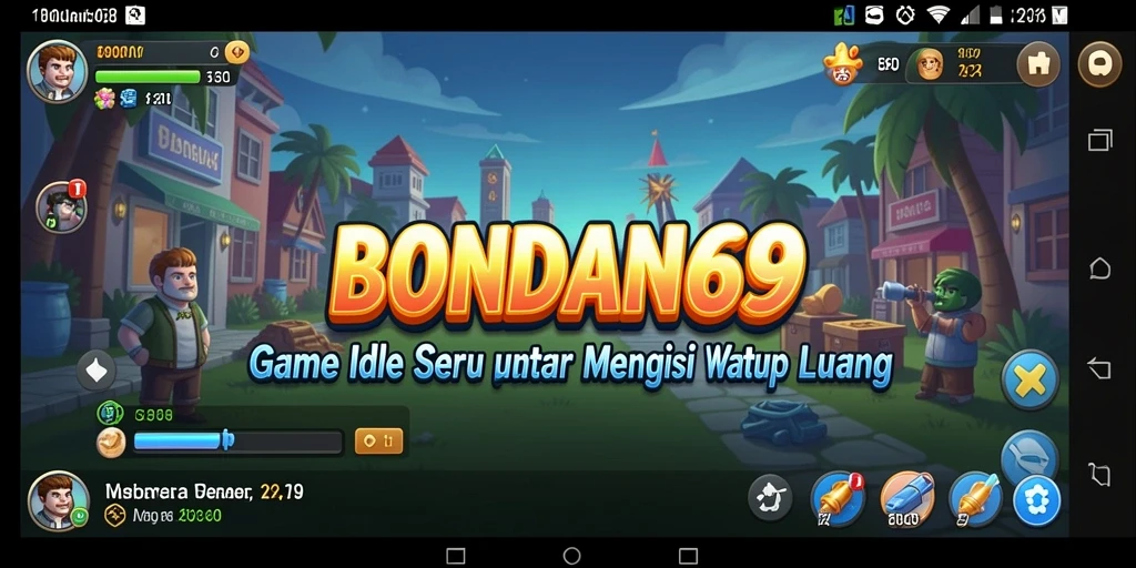Tampilan gameplay BONDAN69 yang menarik dan penuh warna.