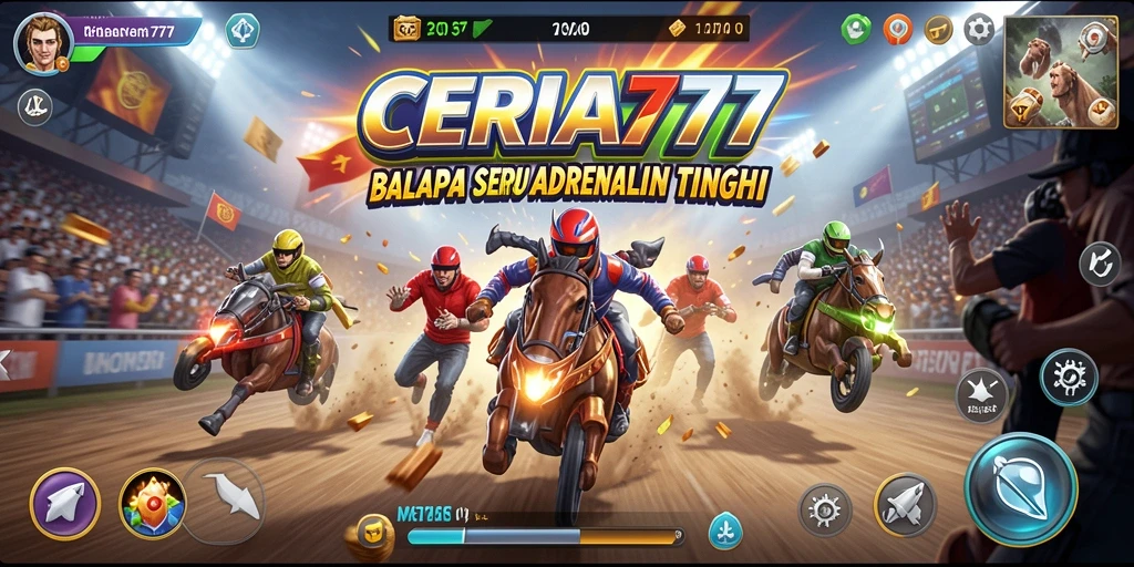 Tampilan gameplay CERIA777 yang menakjubkan dan mendebarkan.