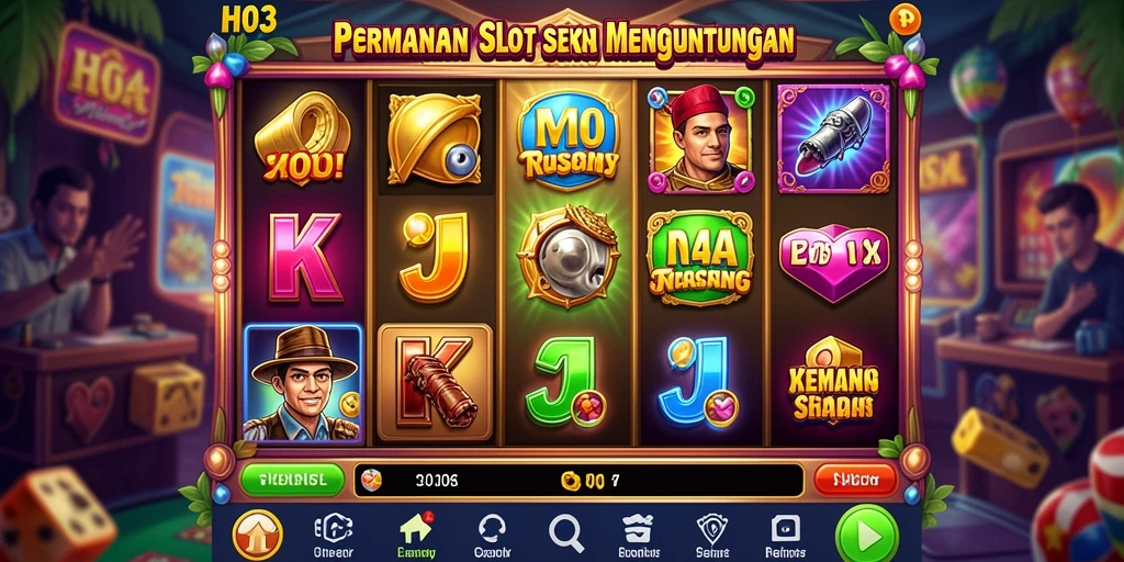 Screenshot gameplay H03 menampilkan keseruan permainan Slot.
