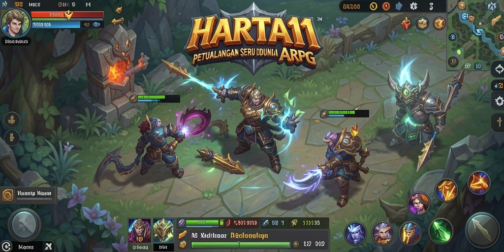 Tampilan gameplay HARTA11 yang menegangkan dan penuh aksi.