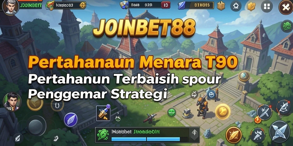 Gameplay seru di JOINBET88 dengan menara pertahanan yang strategis.