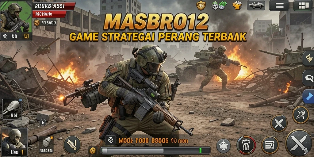 Gameplay seru dengan pertempuran strategis dalam MASBRO12.