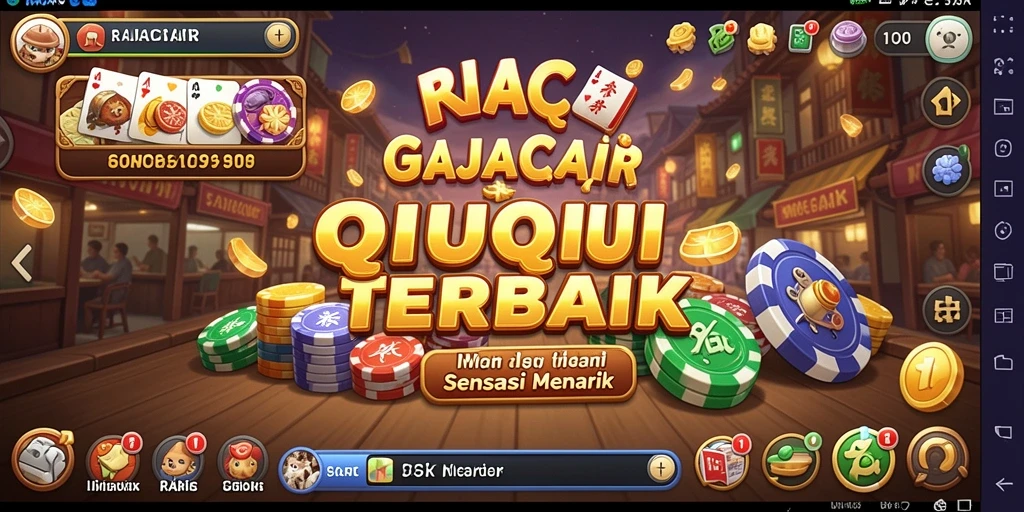 Tampilan gameplay QiuQiu yang dinamis dan seru.