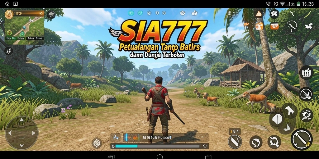 Screenshot gameplay SIA777 menunjukkan petualangan di dunia terbuka yang menakjubkan.